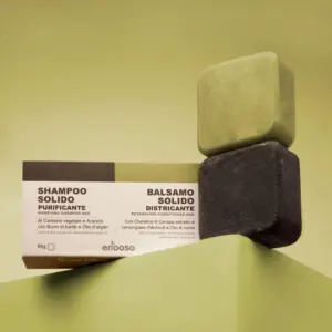 Set Solido Shampoo Purificante per Capelli Grassi + Balsamo Districante - immagine 1