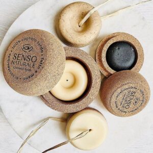 CONTENITORE PORTA SHAMPOO SOLIDO IN SUGHERO GRANDE - immagine 3