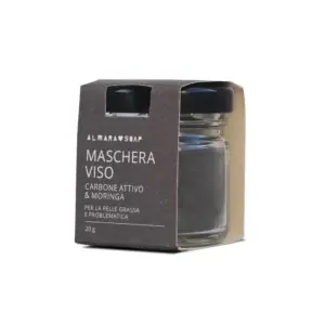 Maschera viso Carbone attivo & moringa (Clean Face Black) - immagine 1