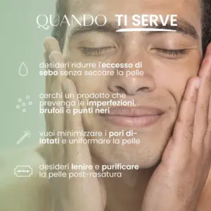 Siero Viso ASTRINGENTE Purificante - Pelle Mista / Grassa - immagine 2