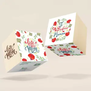 Fiori & Piante in Cubi di Legno di ontano/pino - immagine 4