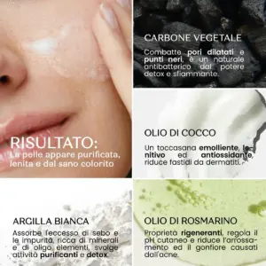 Detergente Mousse Viso DETOX - pelle da mista grassa - immagine 4