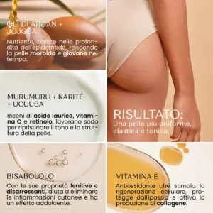 Olio Solido Corpo con ARGAN - Crema Elasticizzante - immagine 3