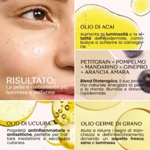 Siero Viso ILLUMINANTE Schiarente - Pelle Spenta - immagine 2