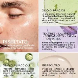 Siero Viso ASTRINGENTE Purificante - Pelle Mista / Grassa - immagine 3
